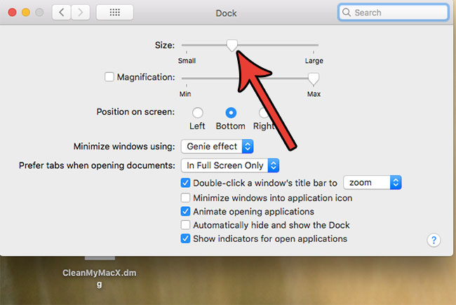 how to add download icon to dock on mac